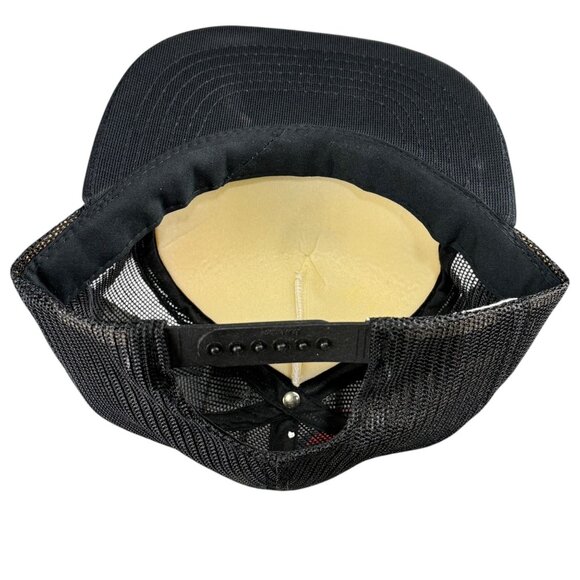 Vintage Hanes Trucker Hat Inland Empire Equipment Inc. Clark Forklift Logo Black - Picture 8 of 8